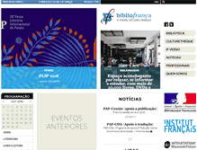 Tablet Screenshot of bibliofranca.org.br